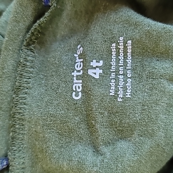 Carter's long sleeve graphic tee with hood - Picture 5 of 6